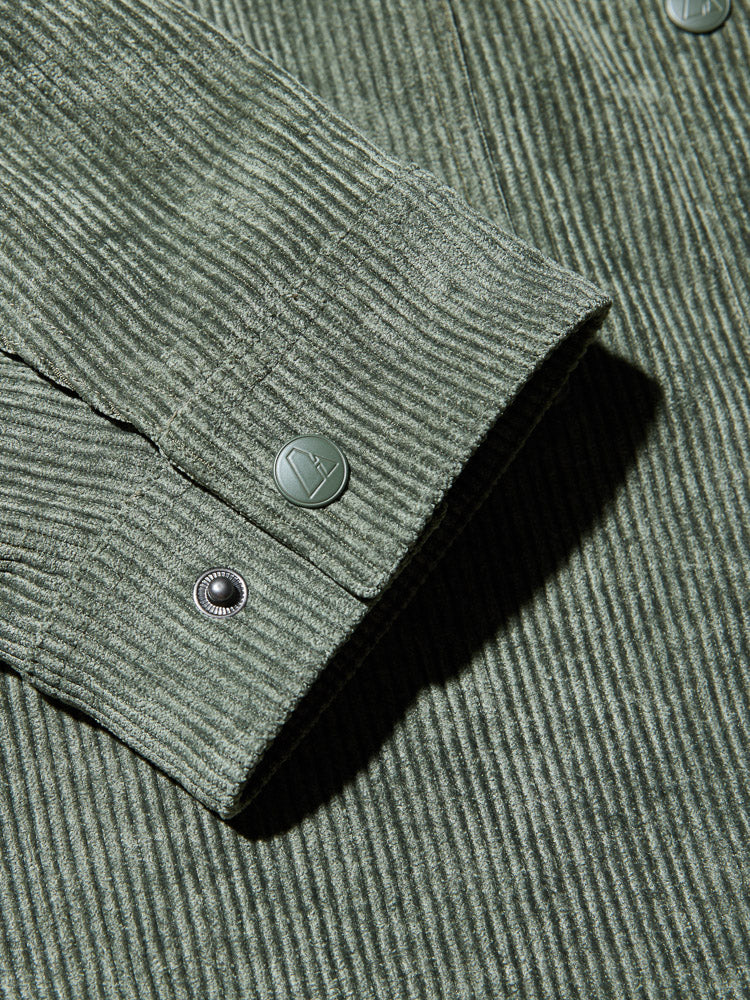 TRAVAIL water-resist corduroy overshirt